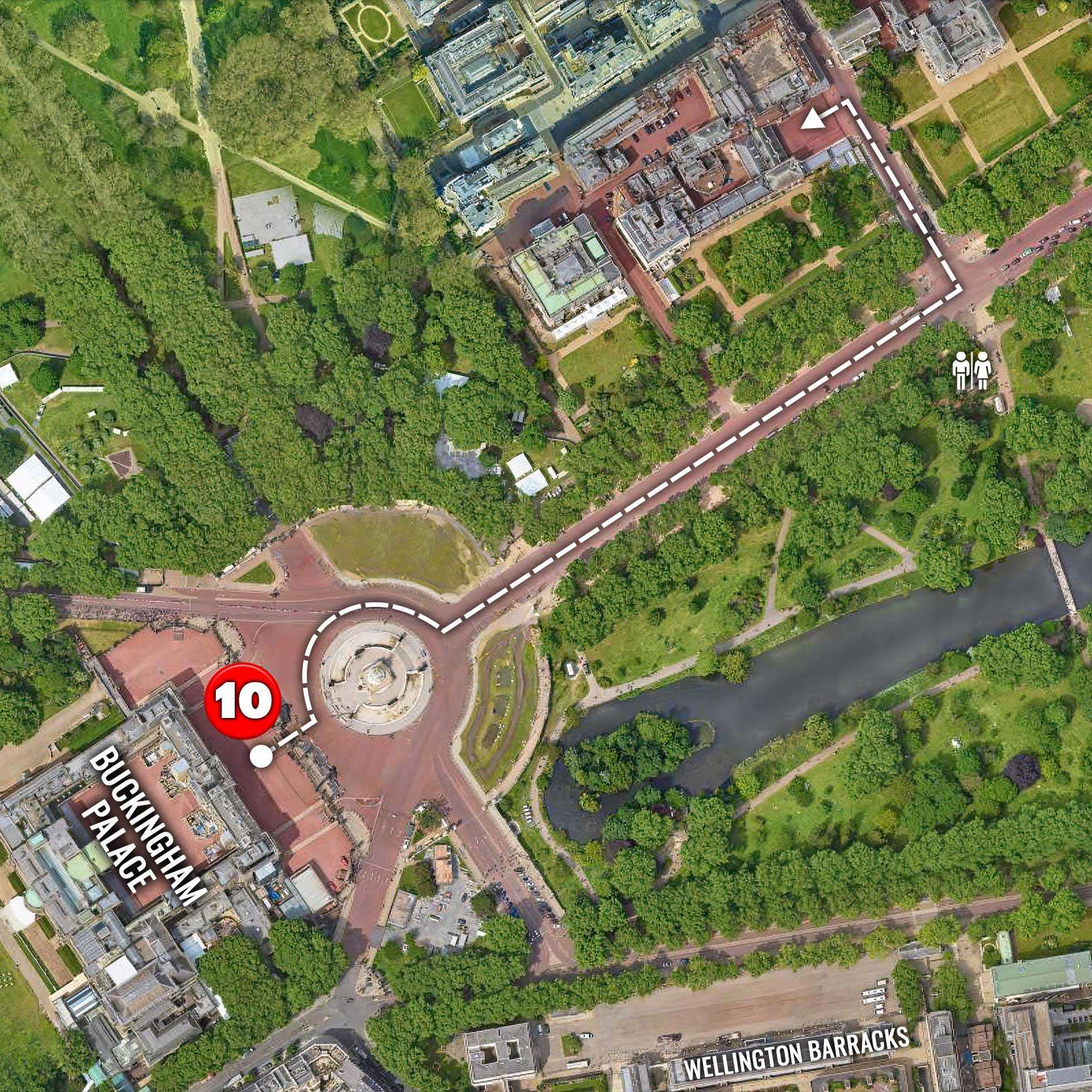 St. James’s Palace Detachment of new Guard Leave Buckingham palace